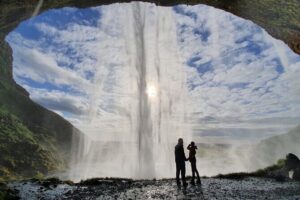 2-Day South Coast w/Glacier Hike & Jokulsarlon - Small Group Tour - Day 1: Waterfalls, the volcano story, and the glacier hike at Sólheimajökull