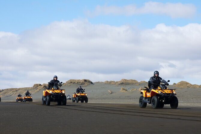 Black Beach ATV - QUAD Tour - Gear-up for wind and cold: helmet, gloves, suit