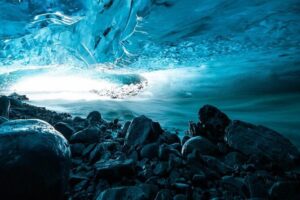 Blue Ice Cave Adventure - The hike setup: crampons, headlamp, and glacier safety discipline