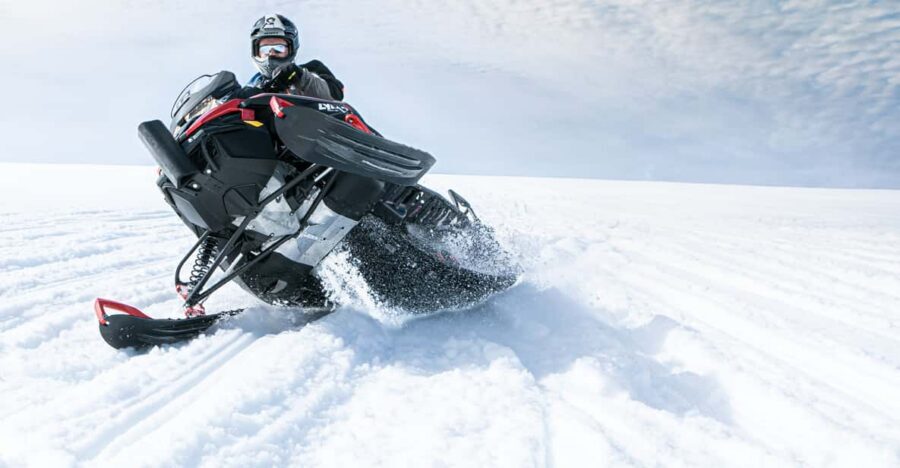 From Geysir: Snowmobiling & Ice Cave on Langjökull Glacier - Gear up and learn the snowmobile basics before the engine goes wild