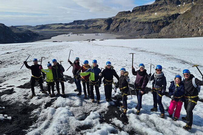 From Reykjavik: Glacier Hike, South Coast and Waterfalls Day Trip - Skógafoss first: 60 meters of drama and legend