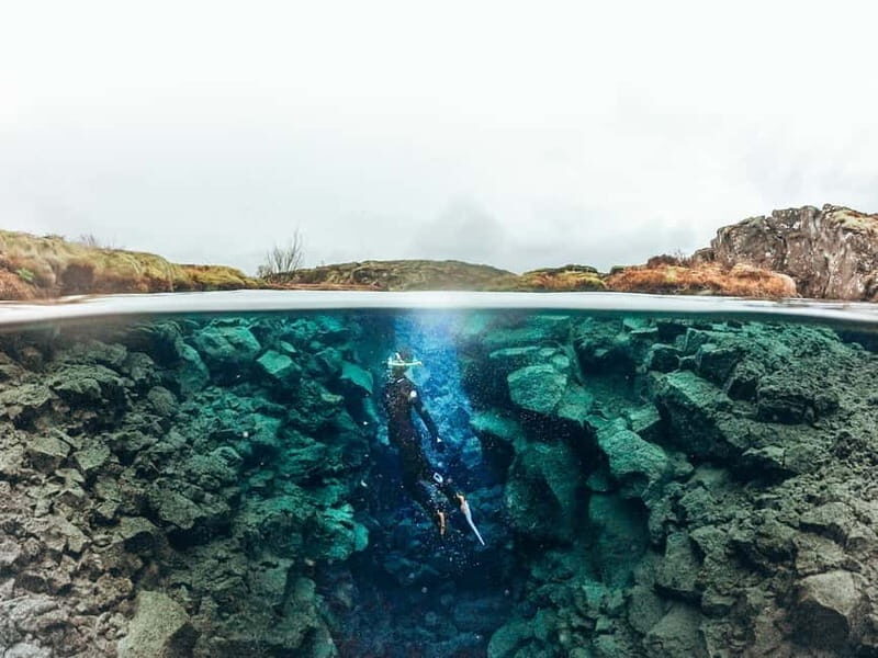From Reykjavik: Silfra Snorkeling with Free Photos - Entering the Silfra Fissure: Floating Through Two Continents