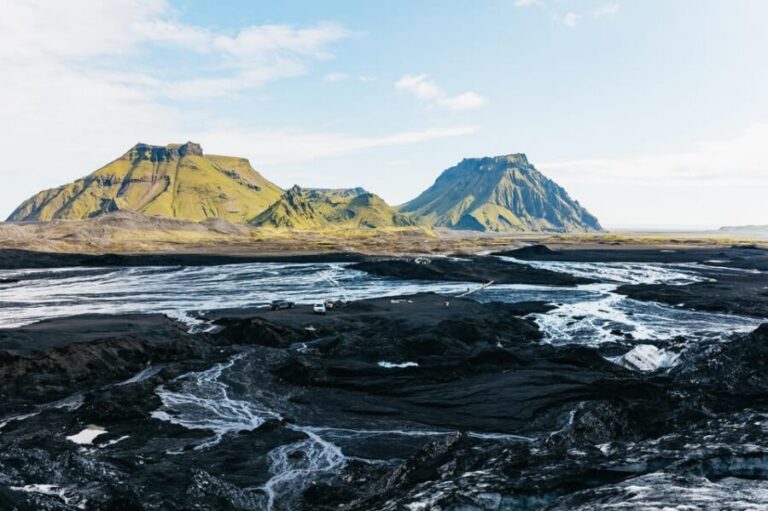 From Vik: Katla Ice Cave and Super Jeep Tour - Black sands, Mt. Katla, and geology you can actually picture