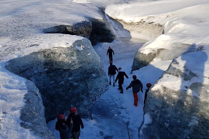 Frozen Wonders : Small Group Ice Cave Tour - Gear up for the ice: helmet and crampons that make the walk doable