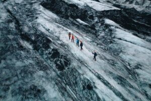 Glacier Adventure at Sólheimajökull Private Tour - Entering the glacier: moving in a single line and staying together