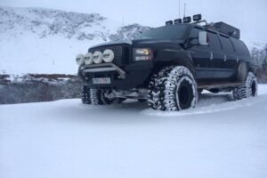 Golden Circle Super Jeep Adventure with Snowmobiling on Glacier - Gullfoss Falls: world-famous power, with limited time to warm up