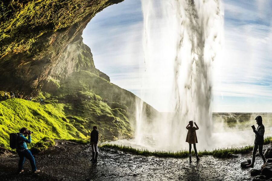 Iceland: Full-Day South Coast, Black Beach & Waterfalls Tour - Seljalandsfoss: The Walk-Behind Waterfall Moment