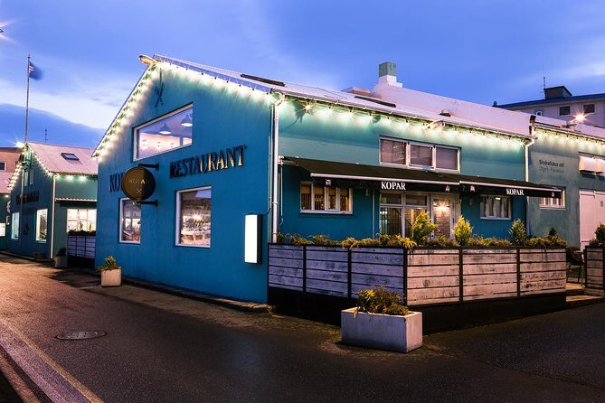 Kopar Fine Dining Dinner and Northern Lights Cruise from Reykjavik - Kopar at the Old Harbour: what the 6-course Adventure Menu feels like