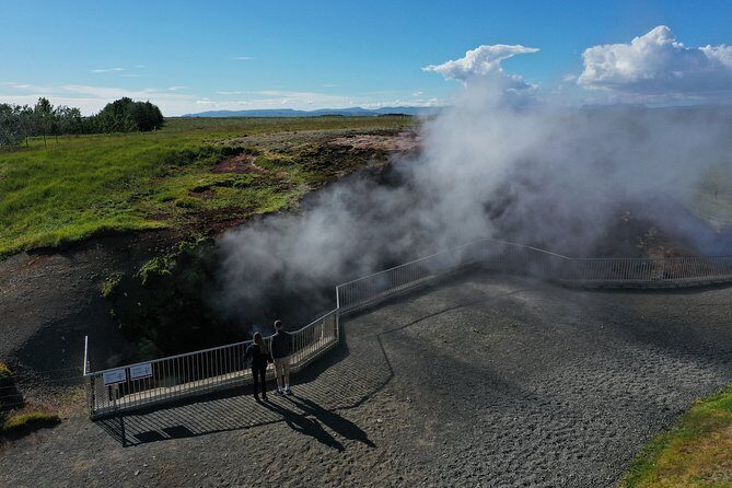 Lava Waterfalls, Sagas & Unique Canyon Baths - Small Group Tour - Glanni Waterfall at Bifröst: Norse vibes over ancient lava