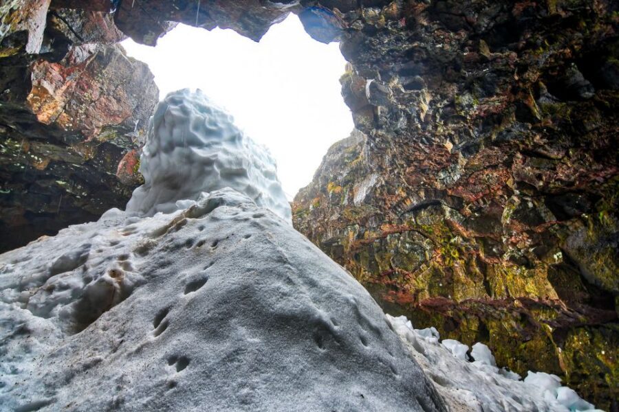 Raufarhólshellir Lava Tunnel: Underground Expedition - What You’ll See Underground: Lava Forms, Mineral Colors, and Ice Details