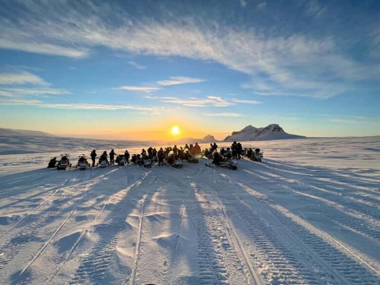 Reykjavík: Glacier Snowmobile and Hot Springs with Pickup - Reykjavík pickup: the start time and why you’ll feel it later