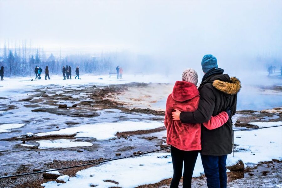 Reykjavik: Golden Circle Full-Day Tour with Kerid Crater - Geysir area and Strokkur eruptions: where you wait, then suddenly it’s your turn