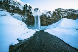 Reykjavík: South Coast Waterfalls, Black Sand & Glacier Tour - Seljalandsfoss: the waterfall you can walk behind
