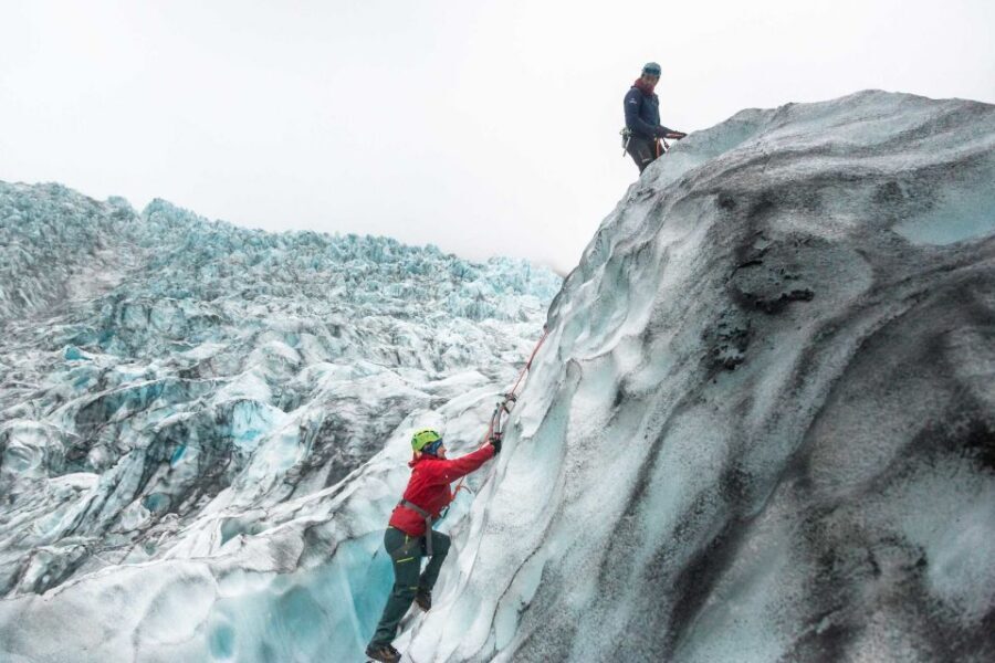 Skaftafell National Park: Falljokull Ice Climb and Hike - Getting fitted for a glacier: gear and guide-led safety training
