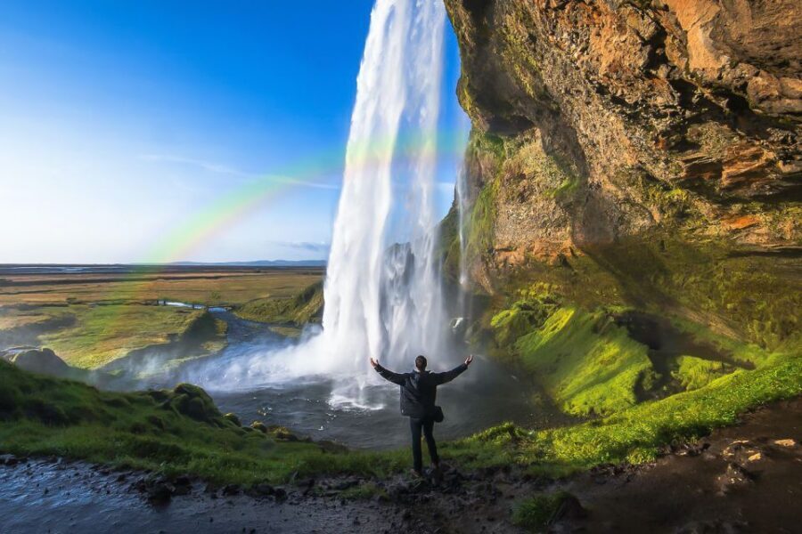 South Coast Classic: Full-Day Tour from Reykjavik - Skógafoss and the stair walk: one of the best payoffs on the route
