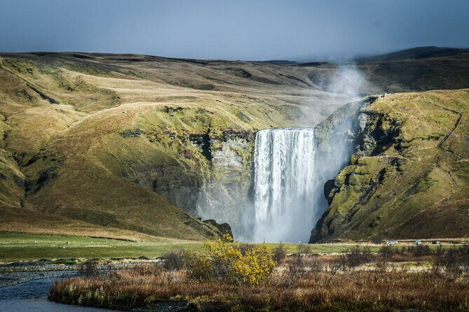 South Coast, Waterfalls and Black Sand Beach (Small Group Tour) - Stop 1: Skogafoss Waterfall and the chase for the hidden chest