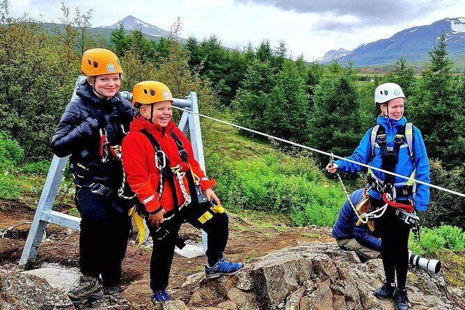 Zipline Adventure Through Glerárgil River Canyon in Akureyri Town - Five zip lines over Glerárgil River Canyon, right in Akureyri